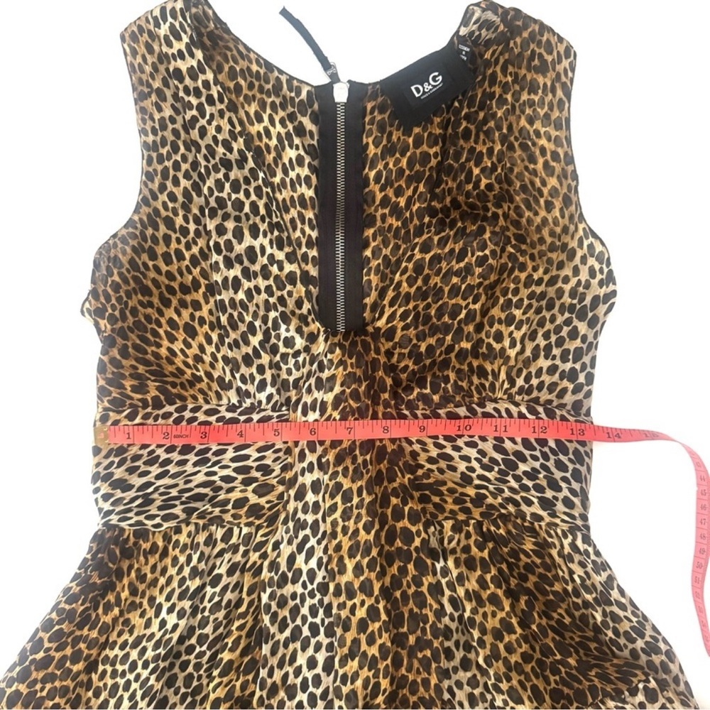 Dolce & Gabbana Silk Animal Print Top - Picture 12 of 12